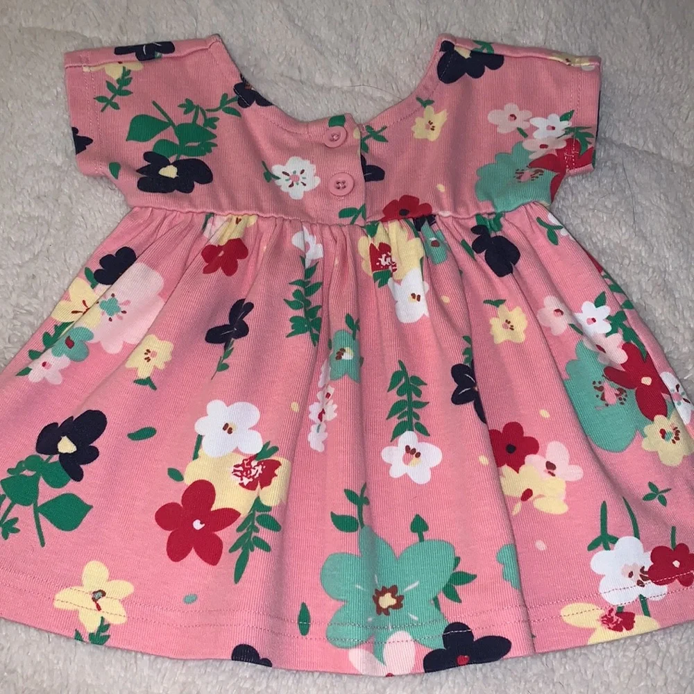 Hanna Andersson 60 Pink Floral Dress 3-6M Perfect!💕 - Picture 8 of 10